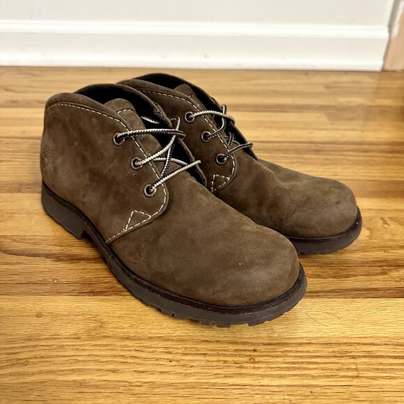 Timberland Shoes - Timberland Brown Low Chukka Boots Sz 7.5 hiking minimalist